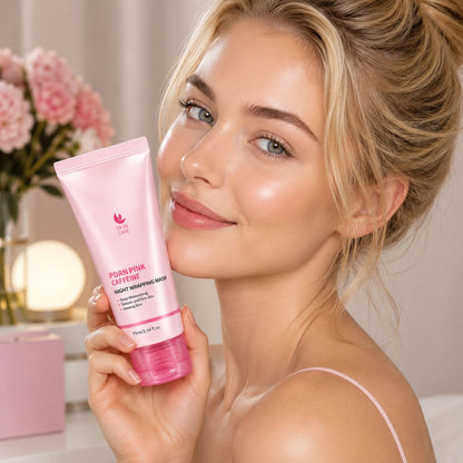 GlowSilk™ PDRN Pink Caffein Facial Mask