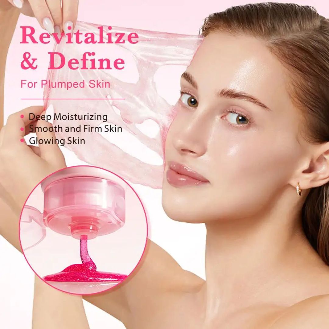 GlowSilk™ PDRN Pink Caffein Facial Mask