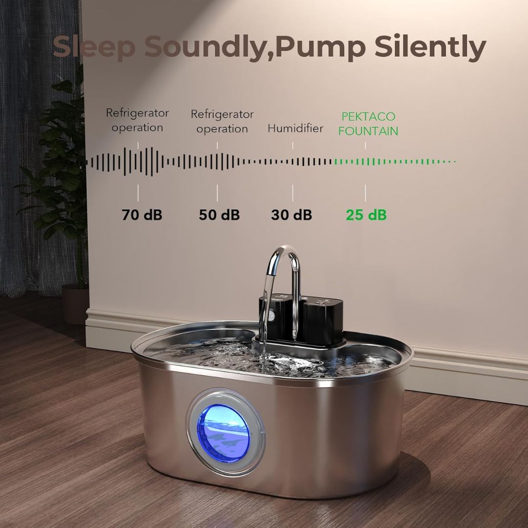 FurryFlow™ Steel Water Dispenser