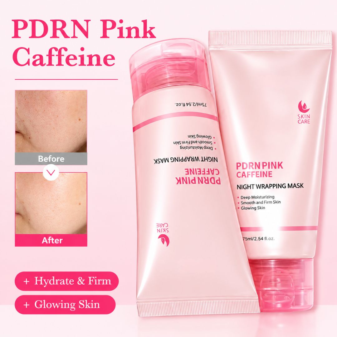 GlowSilk™ PDRN Pink Caffein Facial Mask