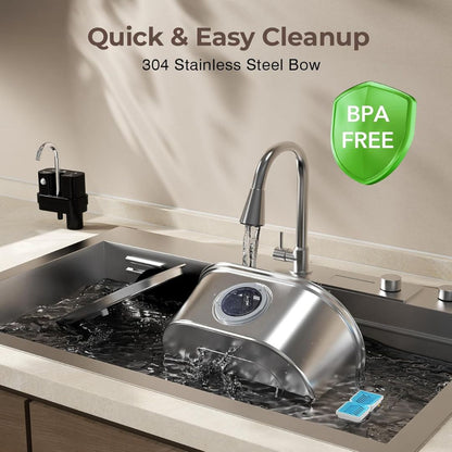 FurryFlow™ Steel Water Dispenser