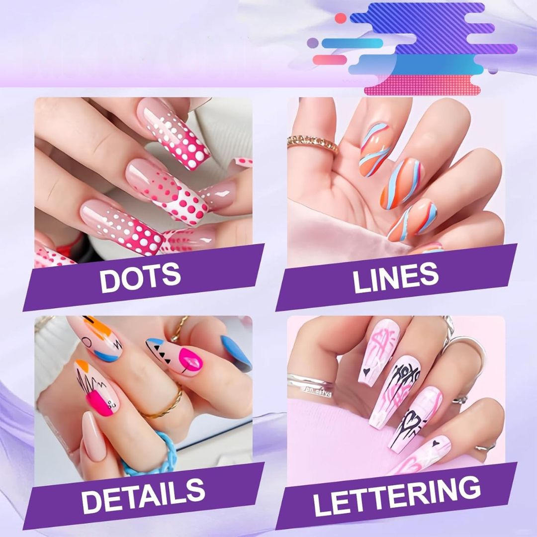 NailArt Pro™ – Precision Graffiti Marker Set