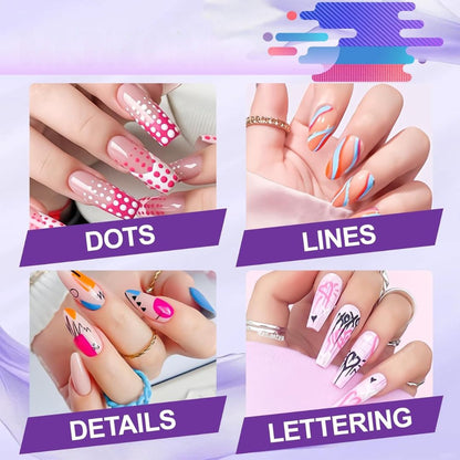 NailArt Pro™ – Precision Graffiti Marker Set